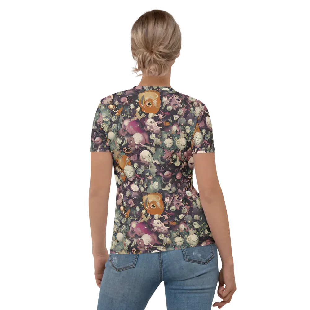 Visions of the Unseen on Women's Crew Neck T-Shirt — Back