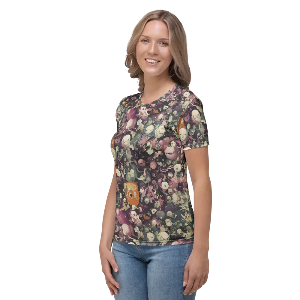 Visions of the Unseen on Women's Crew Neck T-Shirt — Left