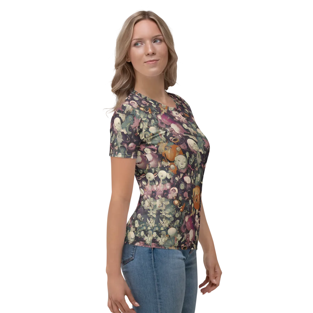 Visions of the Unseen on Women's Crew Neck T-Shirt — Right