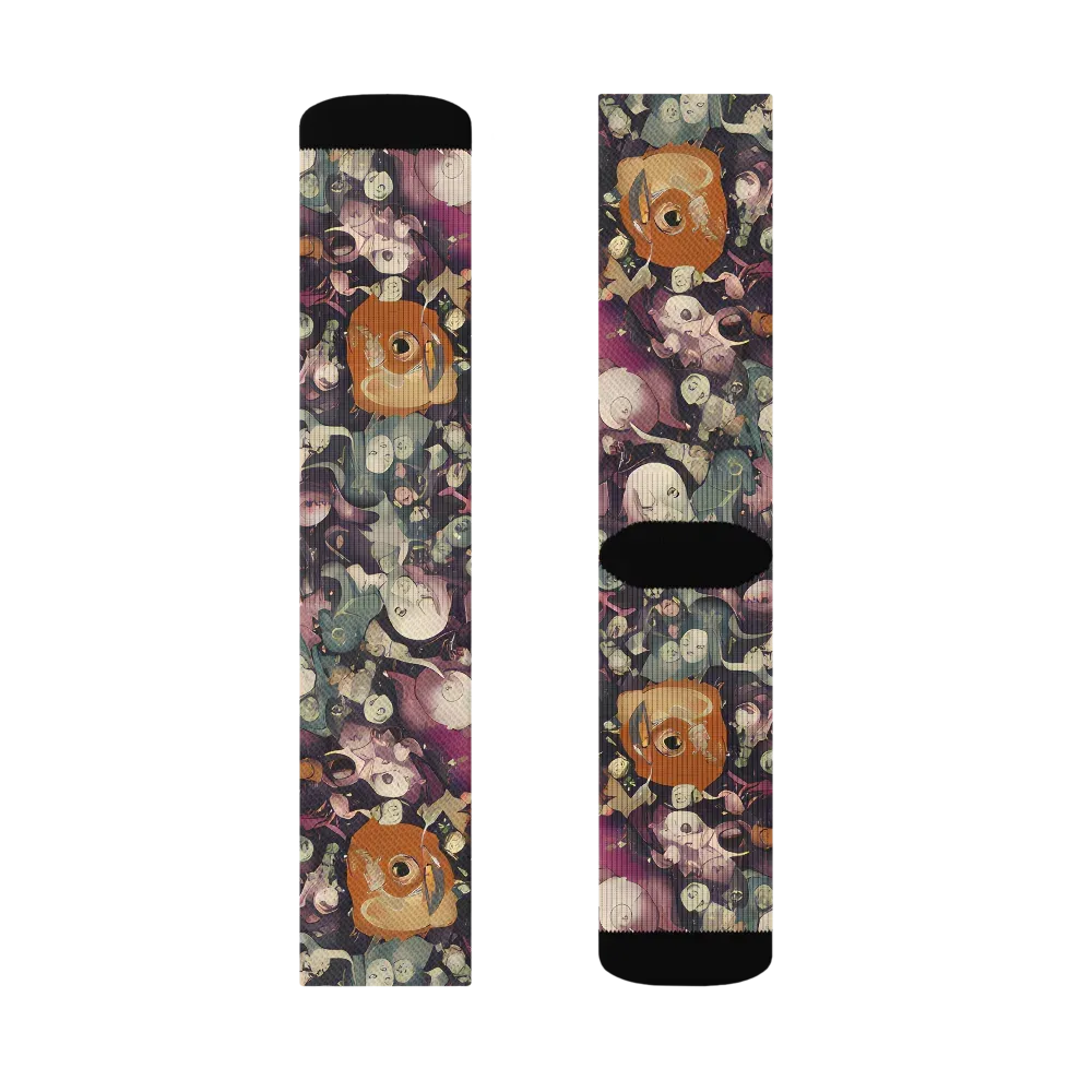 Visions of the Unseen on Socks — Right Sock