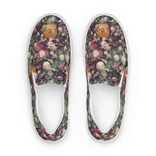 Visions of the Unseen on a Women's Slip-On Canvas Shoes