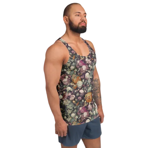 Visions of the Unseen on a Men's Tank Top