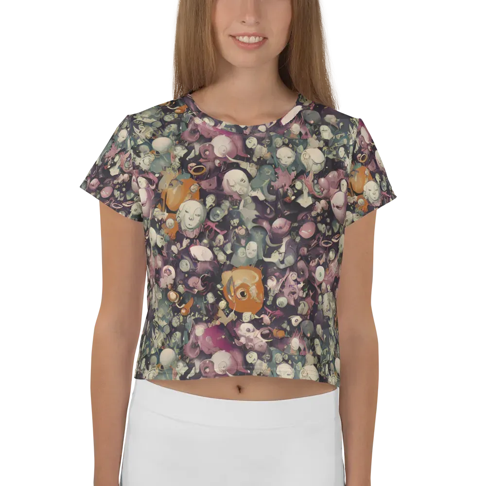 Visions of the Unseen on Crop Tee — Front