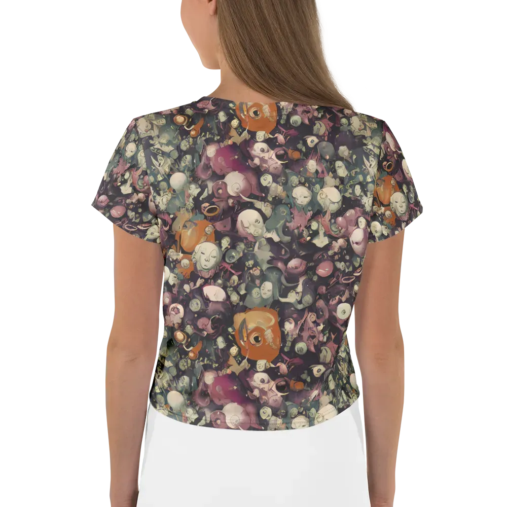 Visions of the Unseen on Crop Tee — Back