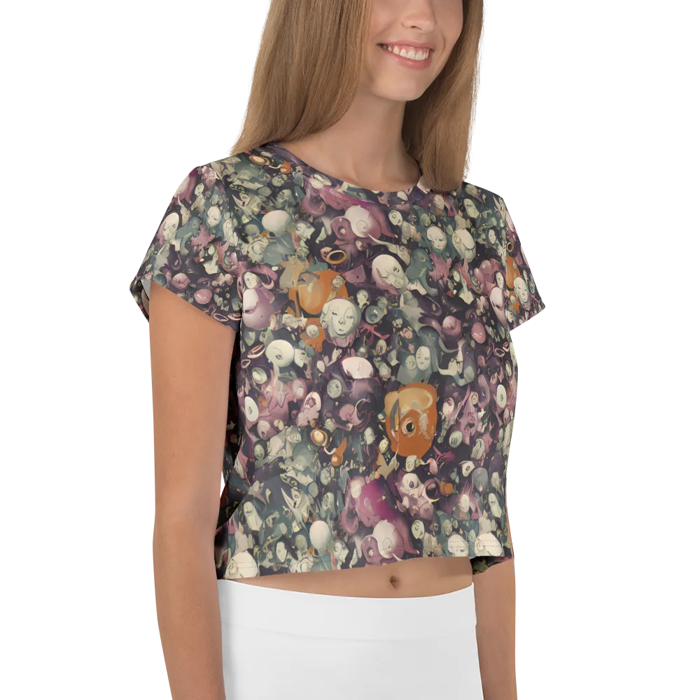 Visions of the Unseen on Crop Tee — Right