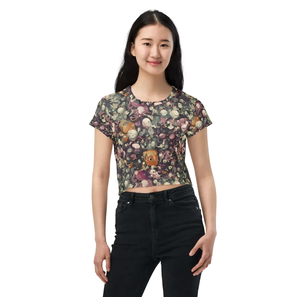 Visions of the Unseen on Crop Tee — Front