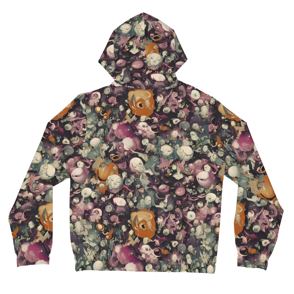 Visions of the Unseen on Women's Full-Zip Hoodie — Back