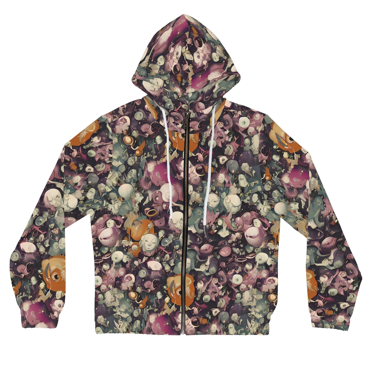 Visions of the Unseen on Women's Full-Zip Hoodie — Front