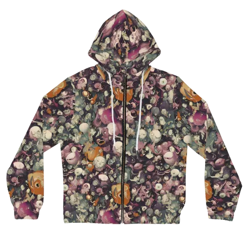 Visions of the Unseen on a Women's Full-Zip Hoodie