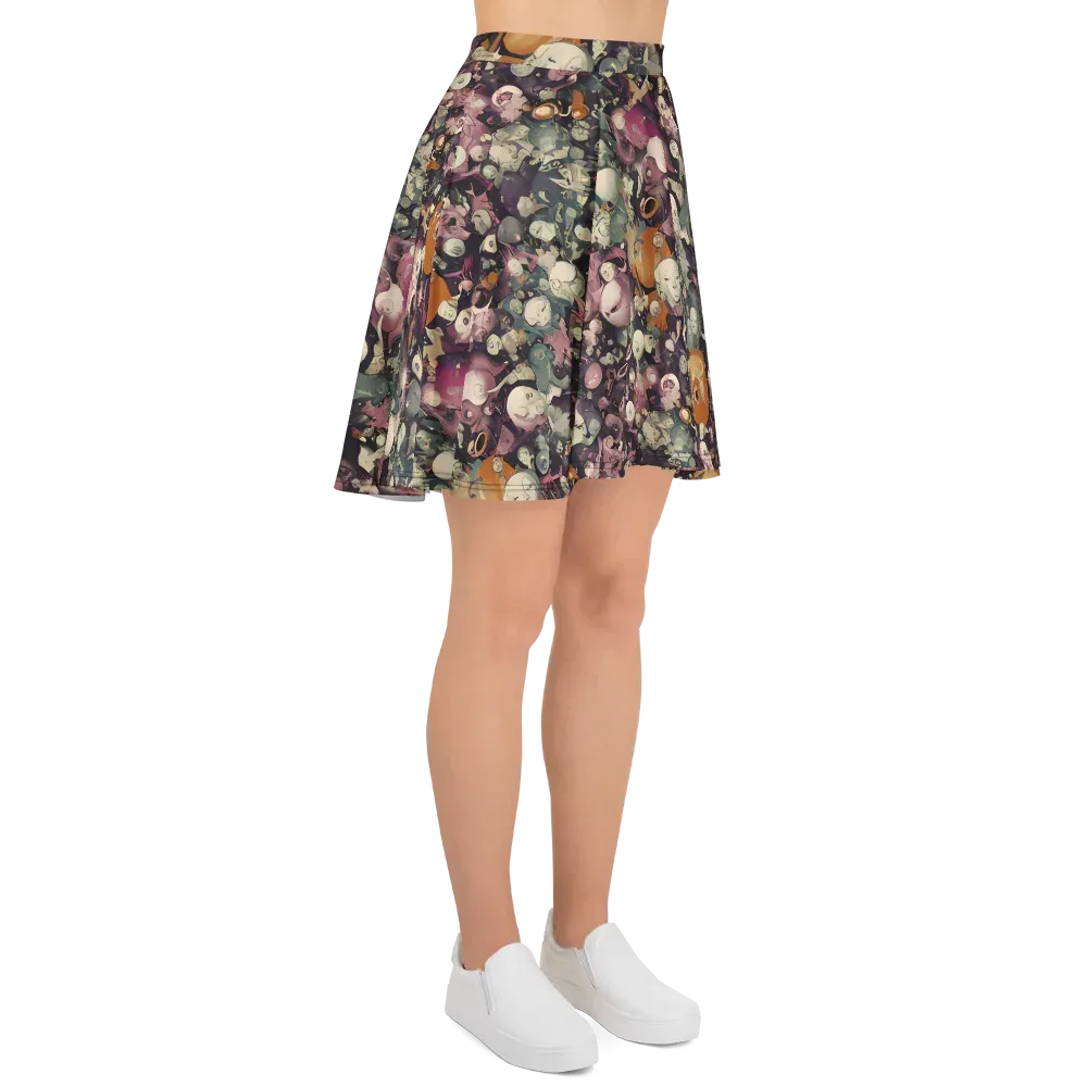 Visions of the Unseen on Skater Skirt — Right