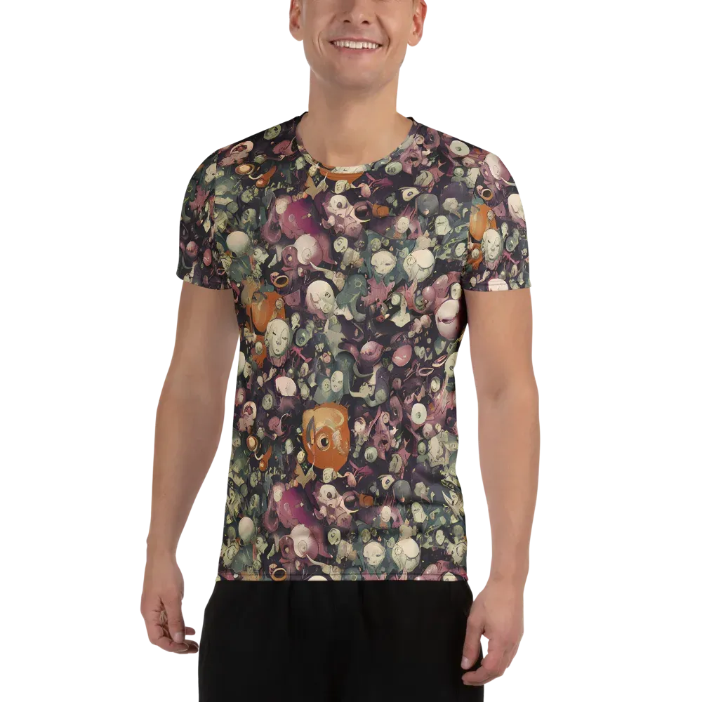 Visions of the Unseen on Men's Athletic T-Shirt — Front