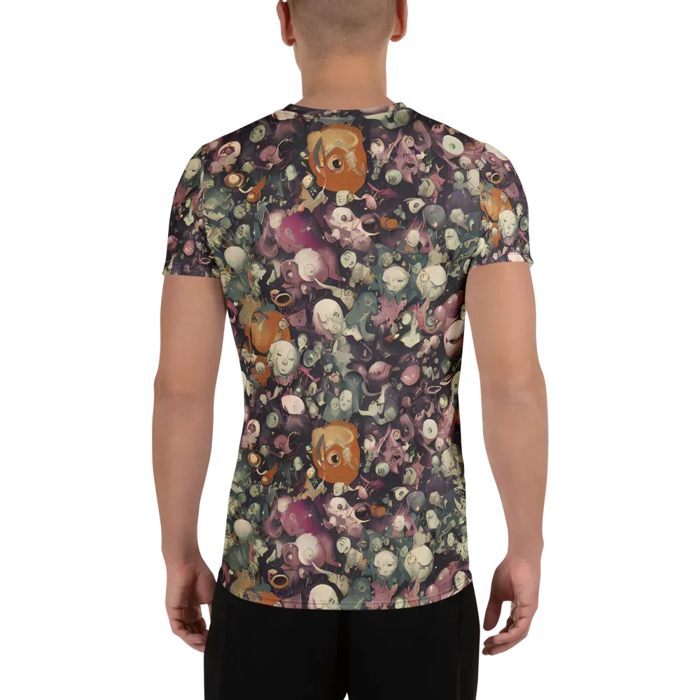 Visions of the Unseen on Men's Athletic T-Shirt — Back