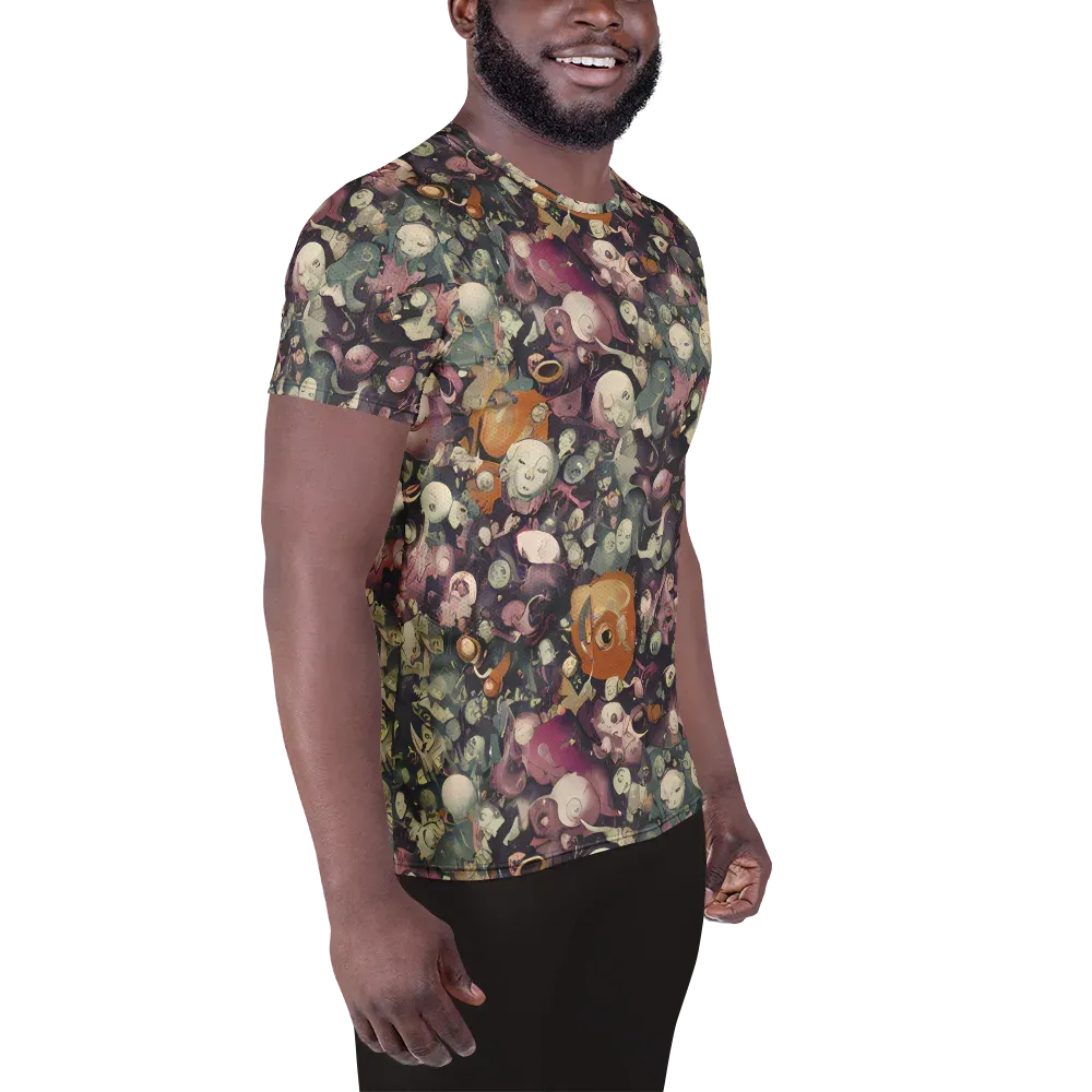 Visions of the Unseen on Men's Athletic T-Shirt — Right