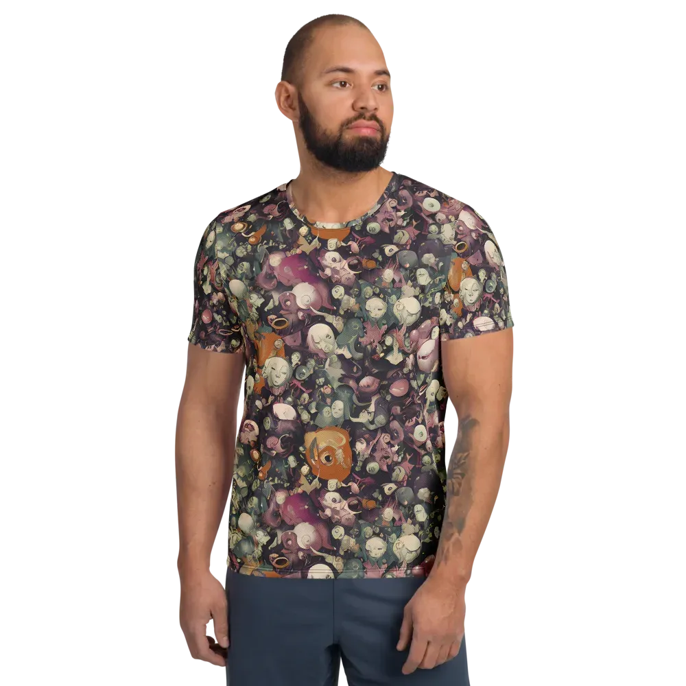 Visions of the Unseen on Men's Athletic T-Shirt — Front