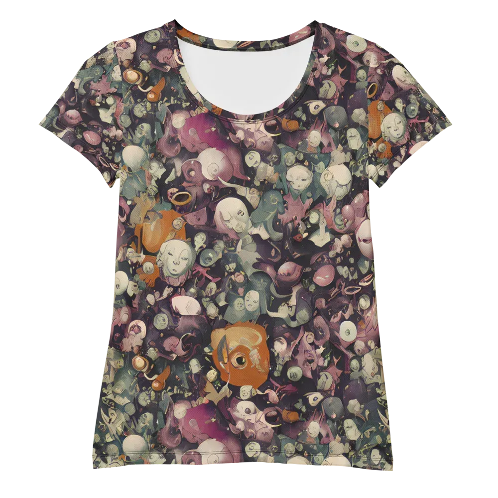 Visions of the Unseen on Women's Athletic T-Shirt — Front