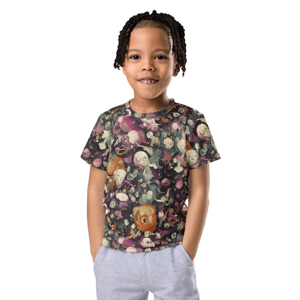 Visions of the Unseen on Kids Crew Neck T-Shirt — Front