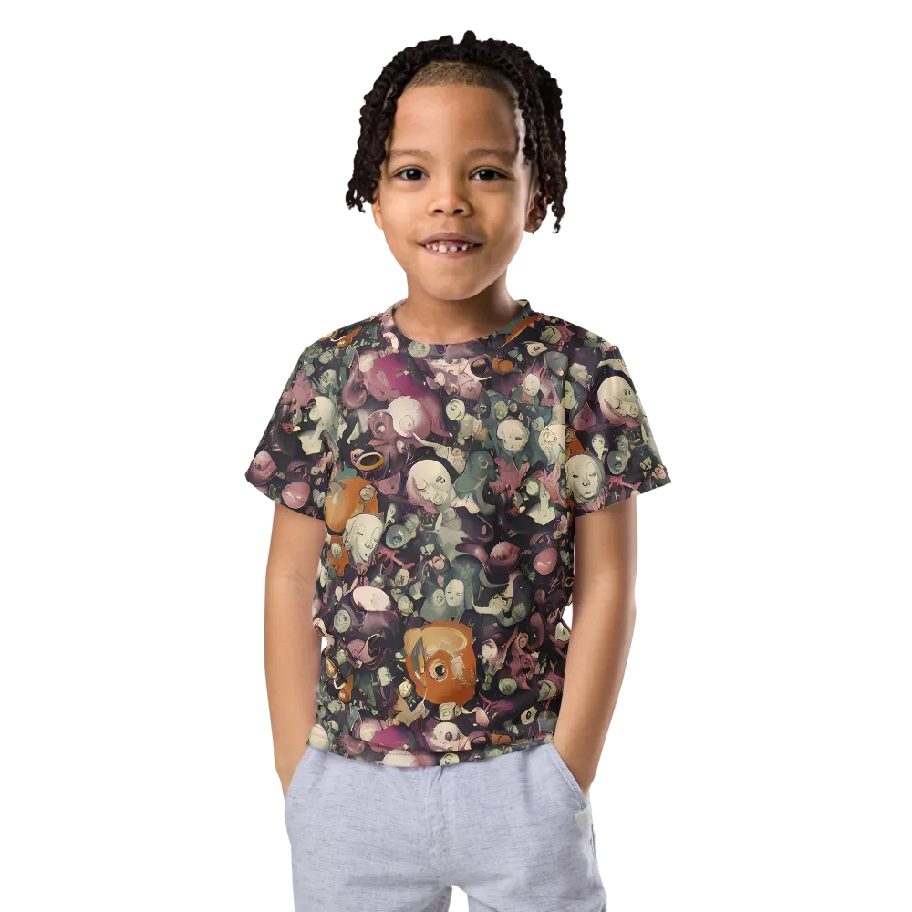 Visions of the Unseen on Kids Crew Neck T-Shirt — Front