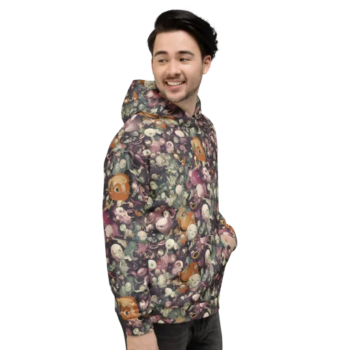 Visions of the Unseen on a Hoodie