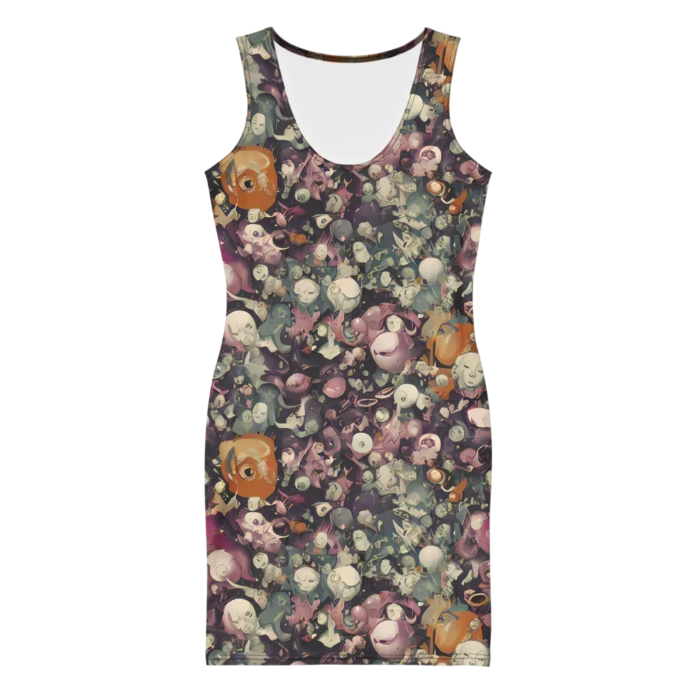 Visions of the Unseen on Bodycon Dress — Front