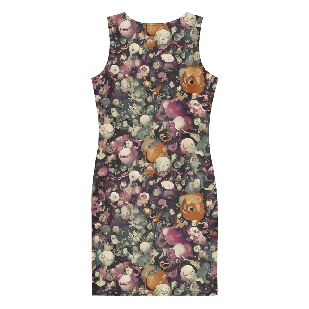 Visions of the Unseen on Bodycon Dress — Back