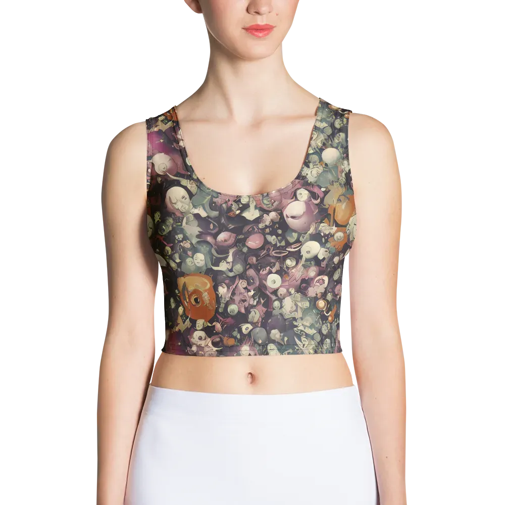 Visions of the Unseen on Crop Top — Front