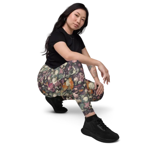 Visions of the Unseen on a Leggings with Pockets
