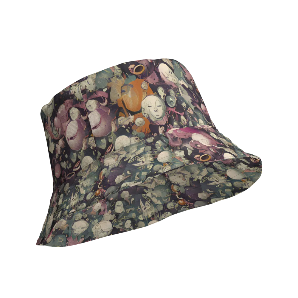 Visions of the Unseen on Reversible Bucket Hat — Product details Outside