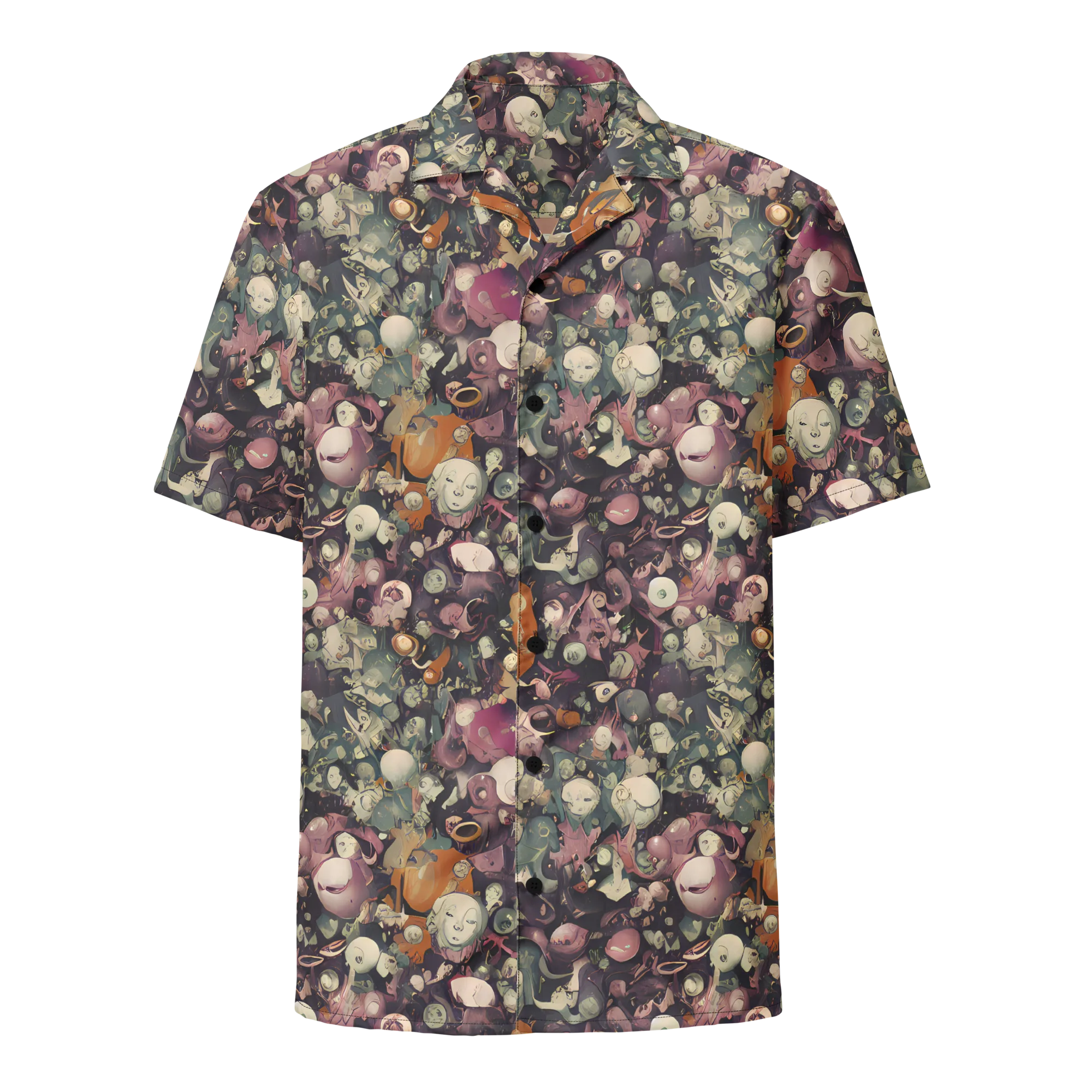 Visions of the Unseen on Button Shirt — Front