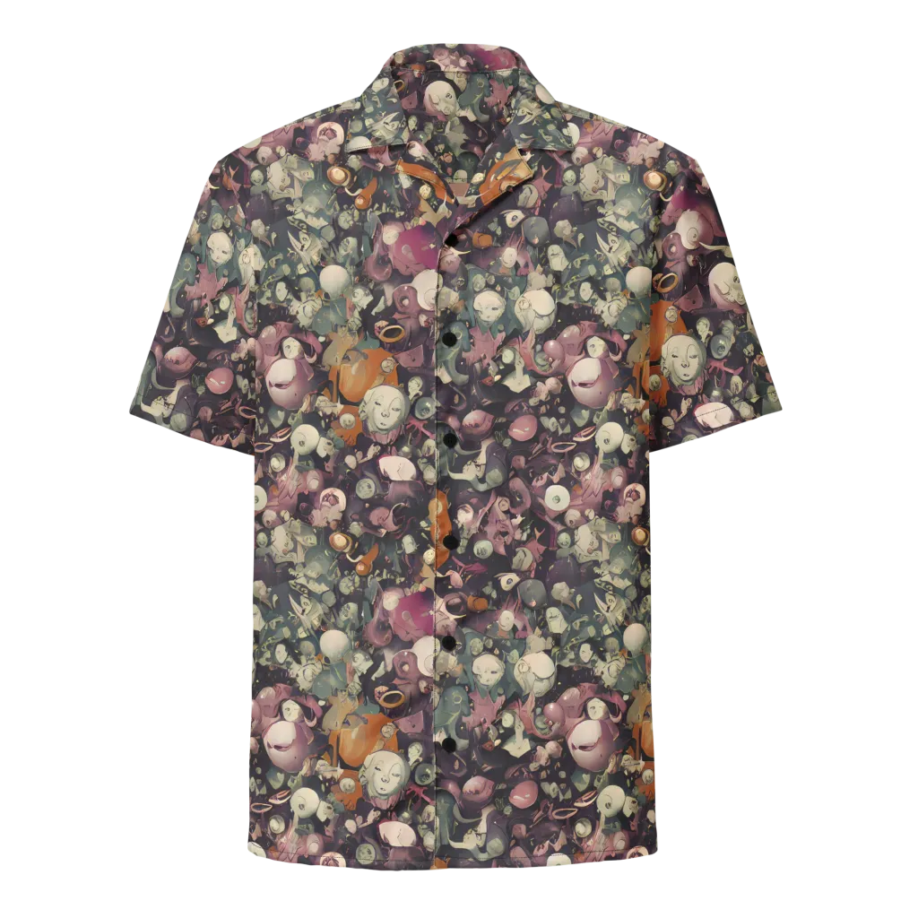 Visions of the Unseen on Button Shirt — Front