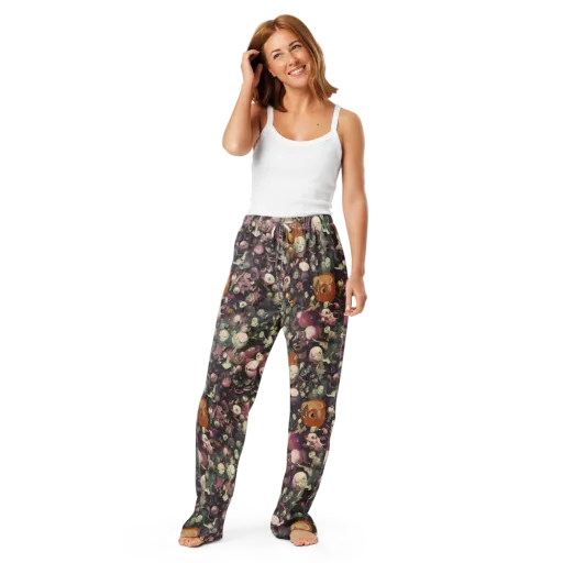 Visions of the Unseen on a Women's Pajama Pants