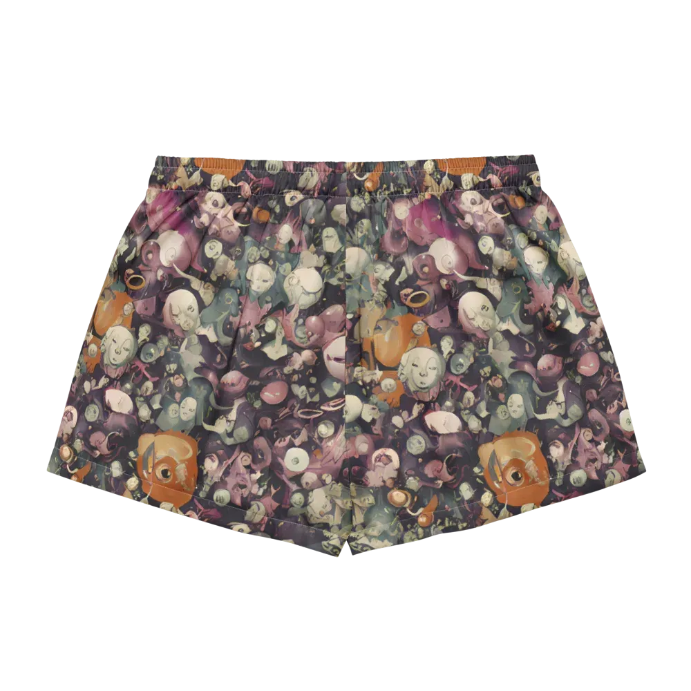Visions of the Unseen on Women's Pajama Shorts — Back