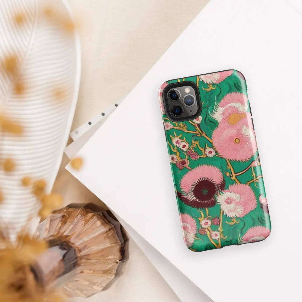 Emerald Chrysanthemum on Tough Case for iPhone® — Front