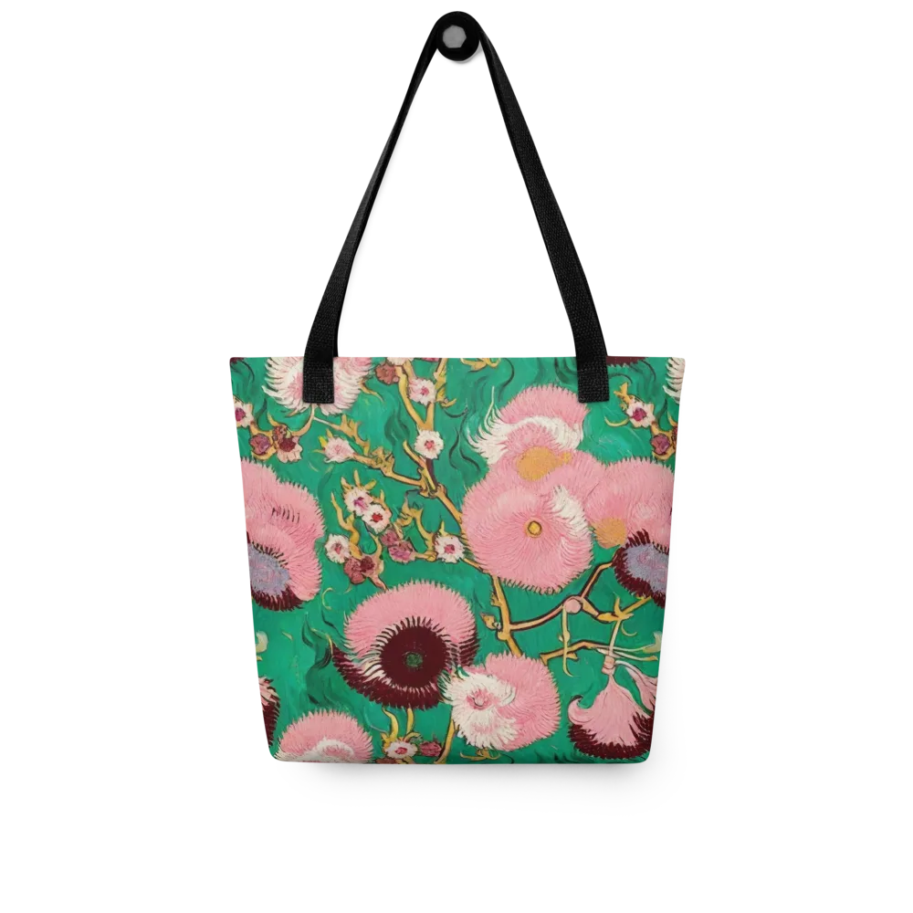 Emerald Chrysanthemum on Tote Bag — Front