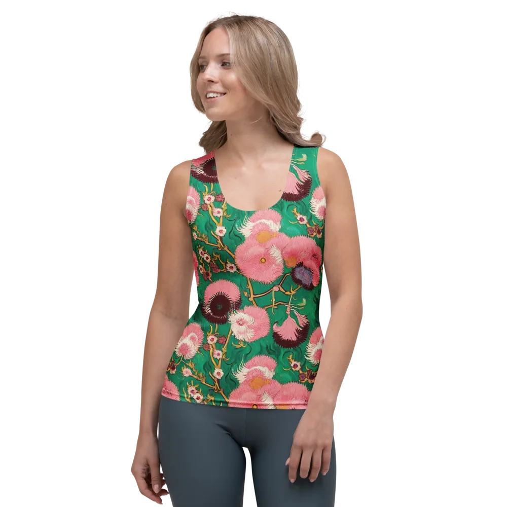 Emerald Chrysanthemum on Women's Tank Top — Front