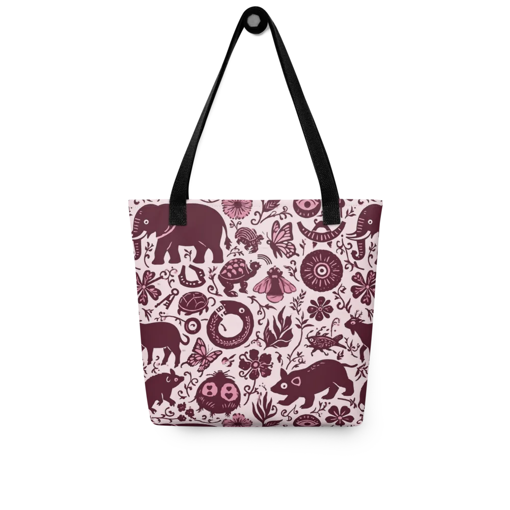 Rosy Woodland on Tote Bag — Front