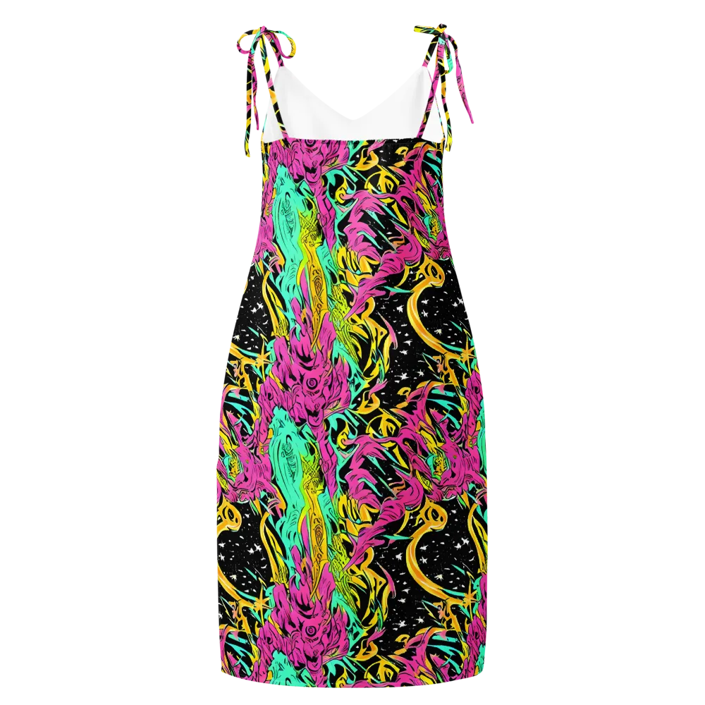 Feldstein Frenzy on Slip Dress — Back