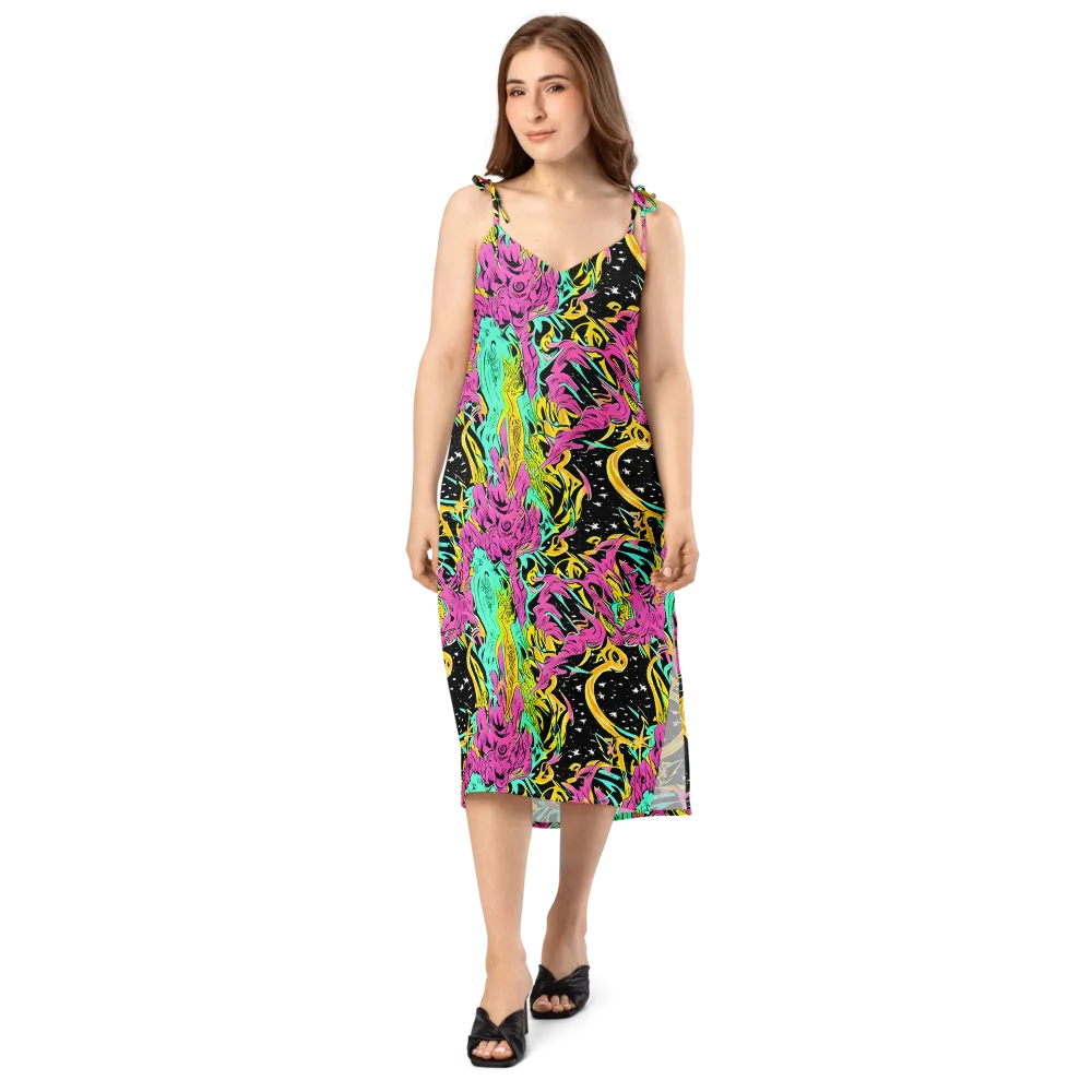Feldstein Frenzy on Slip Dress — Front