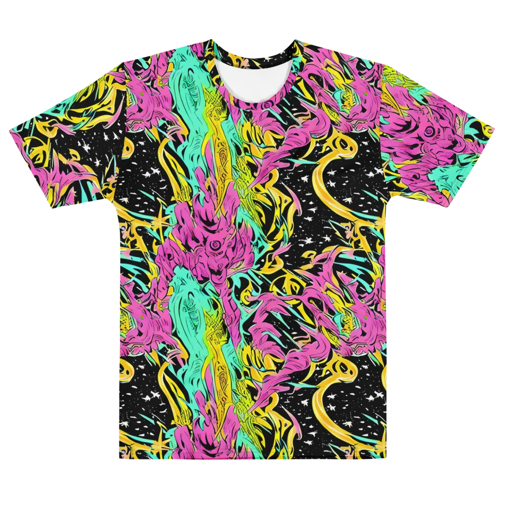 Feldstein Frenzy on Men's Cotton Crew Neck T-Shirt — Front
