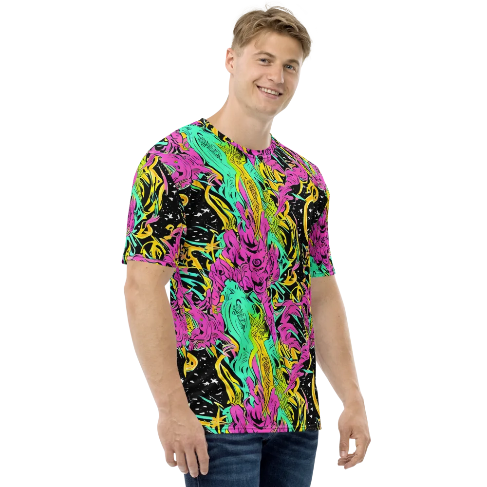 Feldstein Frenzy on Men's Crew Neck T-Shirt — Right