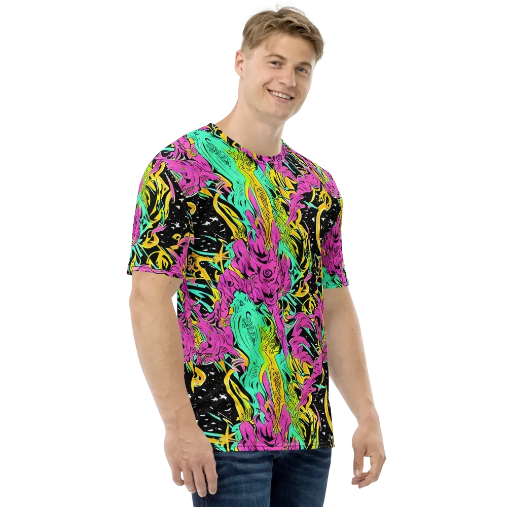 Feldstein Frenzy on Men's Crew Neck T-Shirt — Right