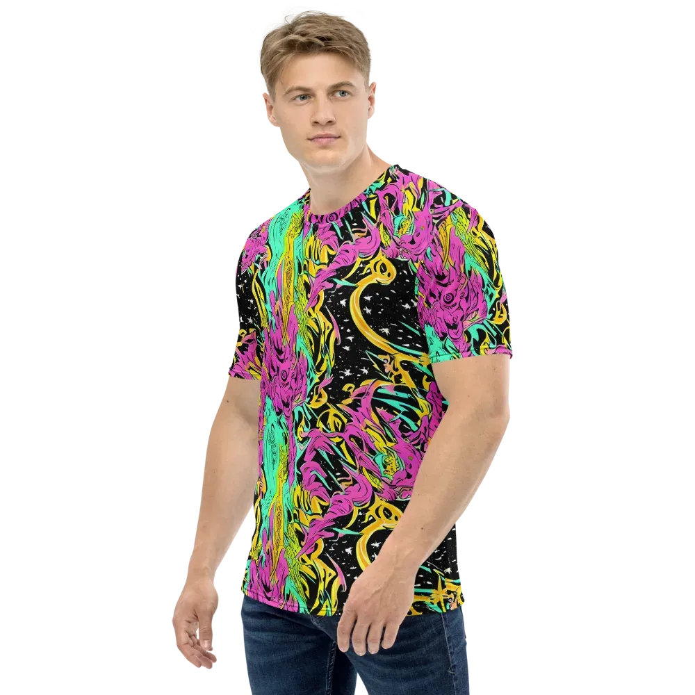 Feldstein Frenzy on Men's Crew Neck T-Shirt — Left