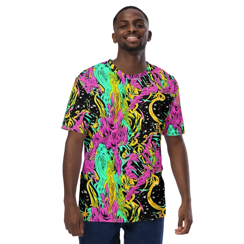 Feldstein Frenzy on Men's Crew Neck T-Shirt — Front