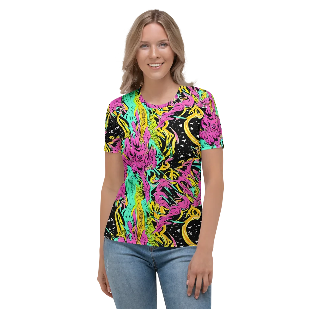 Feldstein Frenzy on Women's Crew Neck T-Shirt — Front