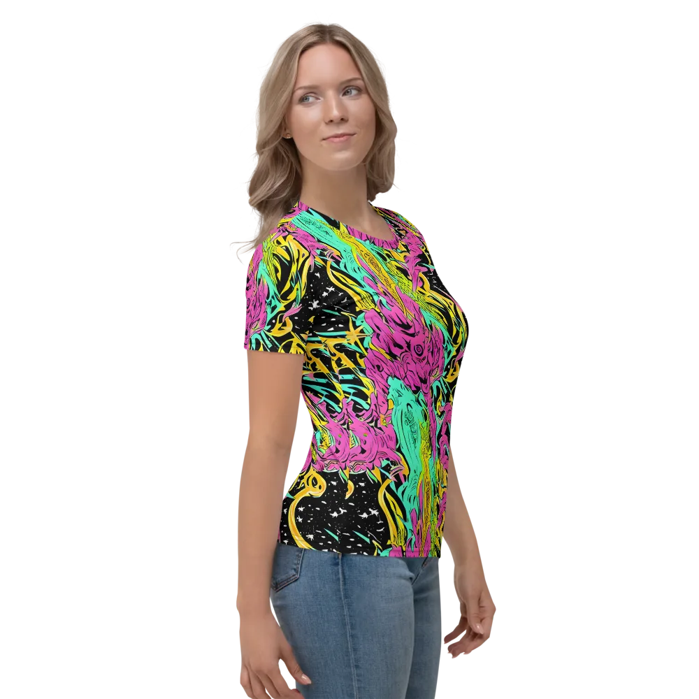 Feldstein Frenzy on Women's Crew Neck T-Shirt — Right