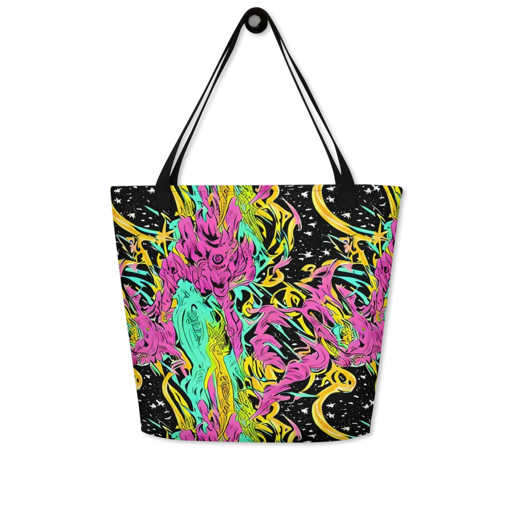 Feldstein Frenzy on Large Tote Bag W/ Pocket — Front