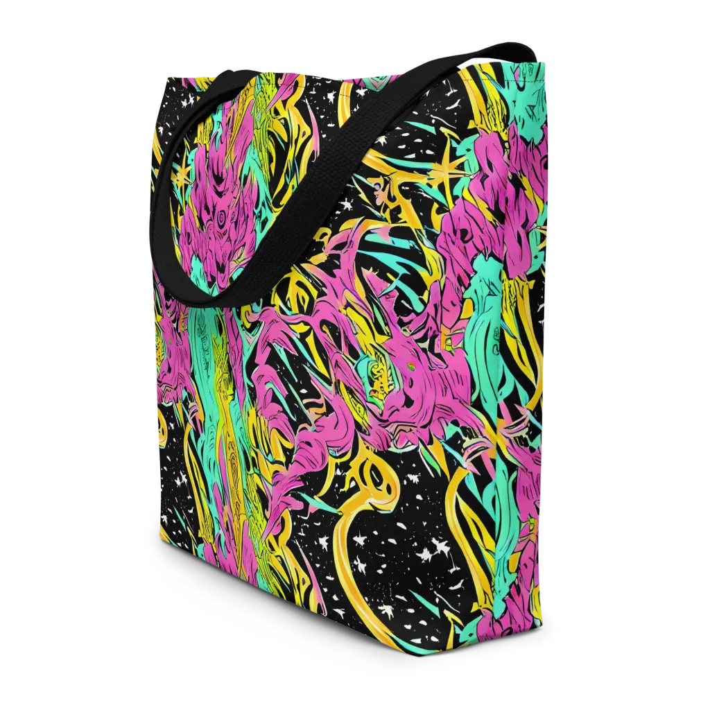 Feldstein Frenzy on Large Tote Bag W/ Pocket — Front