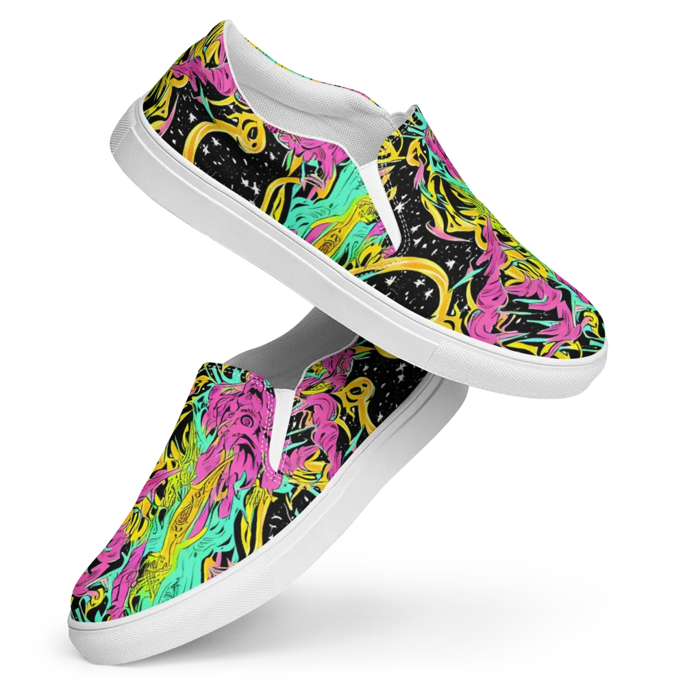 Feldstein Frenzy on Women's Slip-On Canvas Shoes — Front