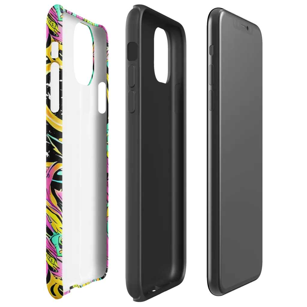 Feldstein Frenzy on Tough Case for iPhone® — Right
