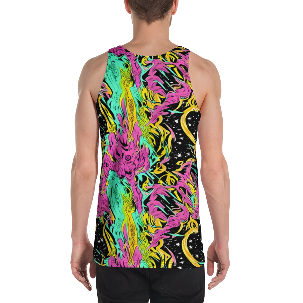 Feldstein Frenzy on Men's Tank Top — Back