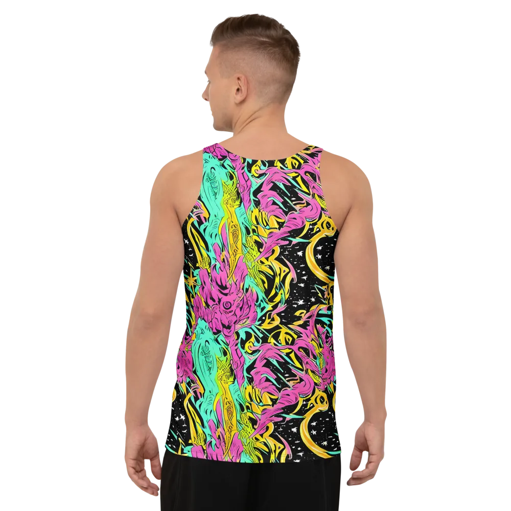 Feldstein Frenzy on Men's Tank Top — Back